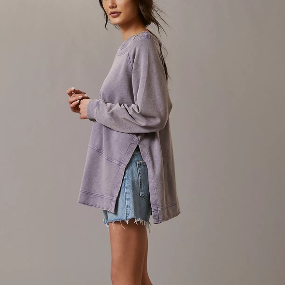 Pilcro Lavender Sweatshirt - Picture 9 of 13